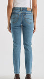 LEE LWM MID STRAIGHT WOMENS JEANS - BLUE STONE [SZ:5]