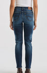 LEE LWM MID STRAIGHT WOMENS JEANS - AGED INDIGO [SZ:6]