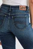 LEE LWM MID STRAIGHT WOMENS JEANS - AGED INDIGO [SZ:6]