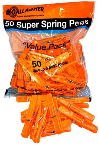 SUPER PEG GALLAGHER ORANGE 50PK