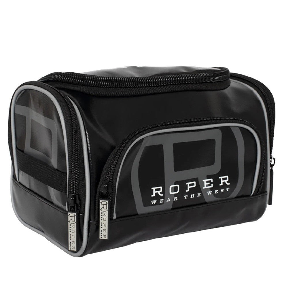Roper Pvc Toiletries Bag - Black