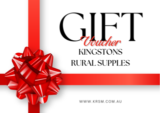Kingstons Rural Supplies Gift Card